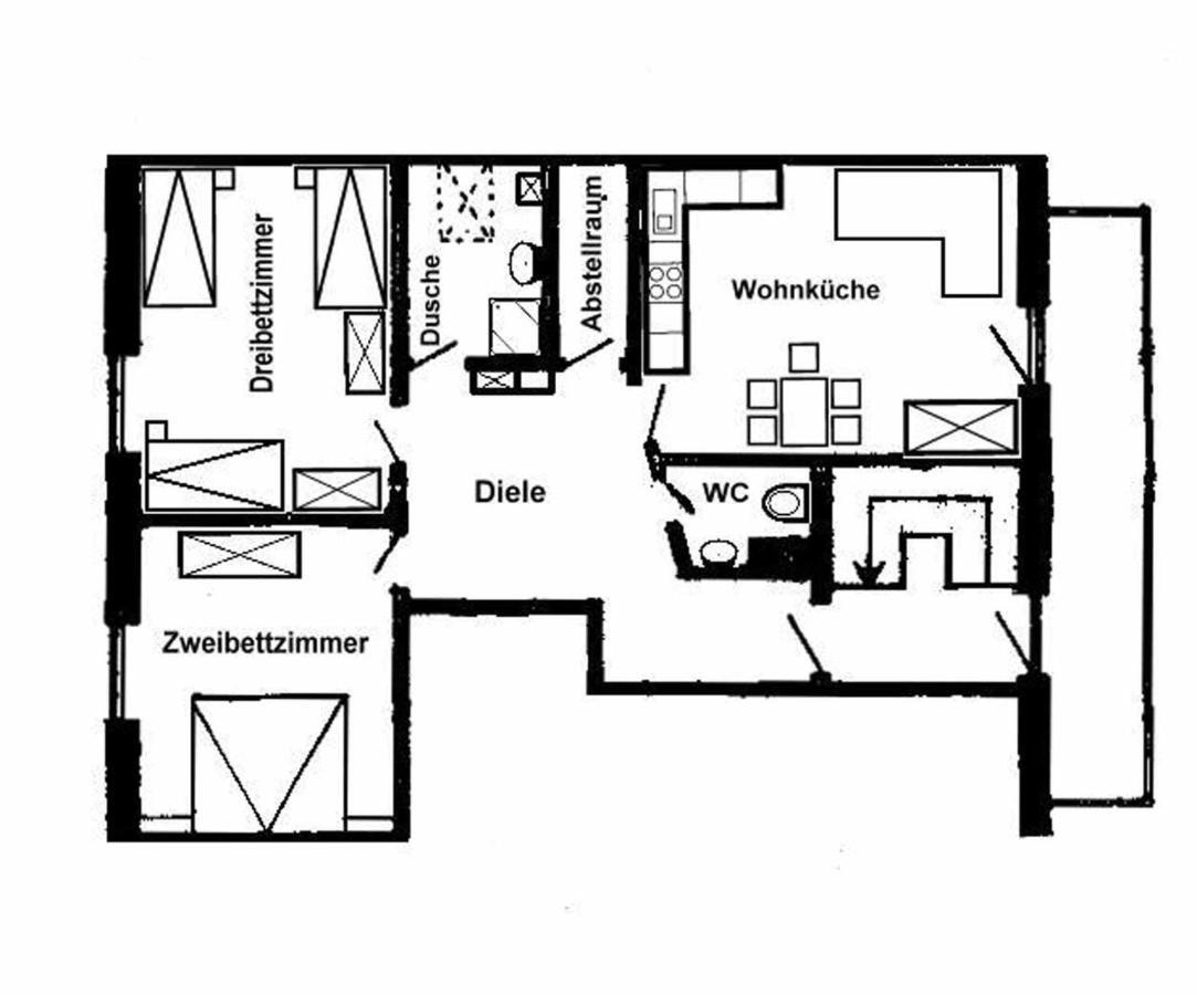 Ferienhaus Guenztal, Fam. Botzenhart Ellzee Ngoại thất bức ảnh